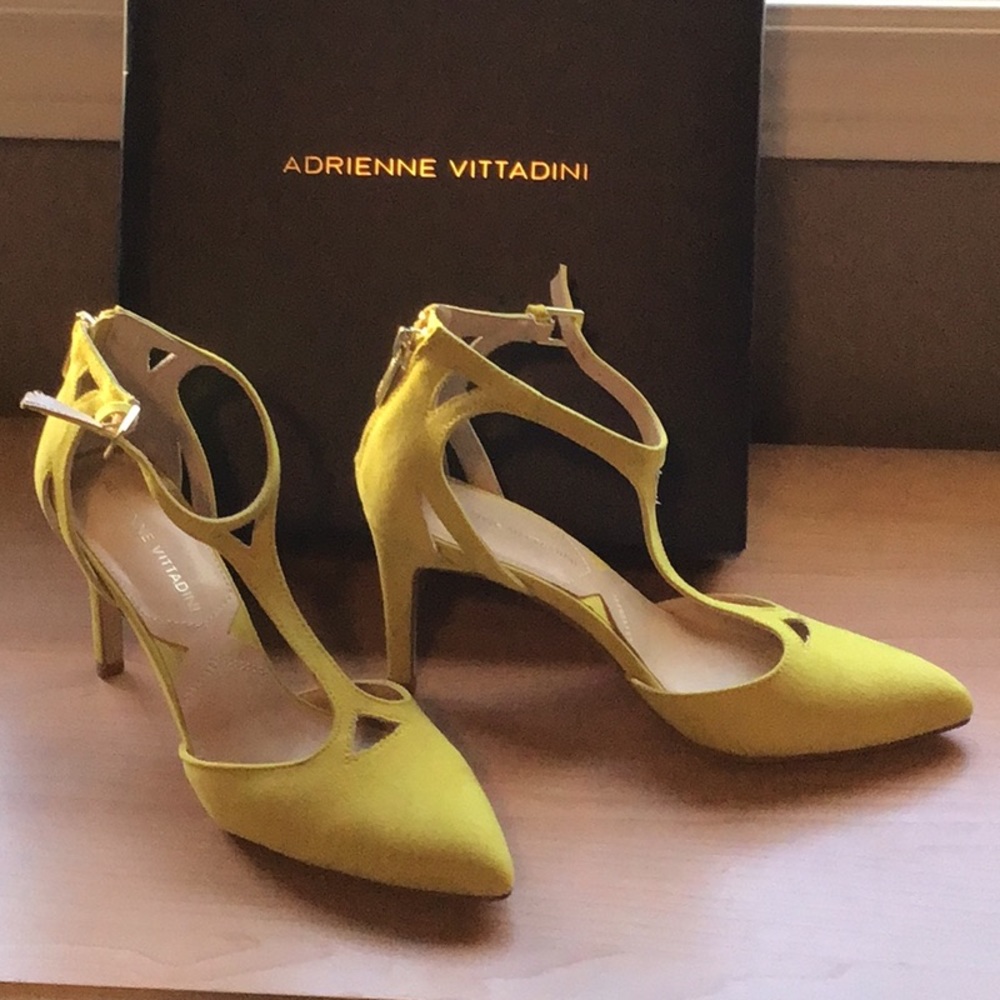 New suede heels